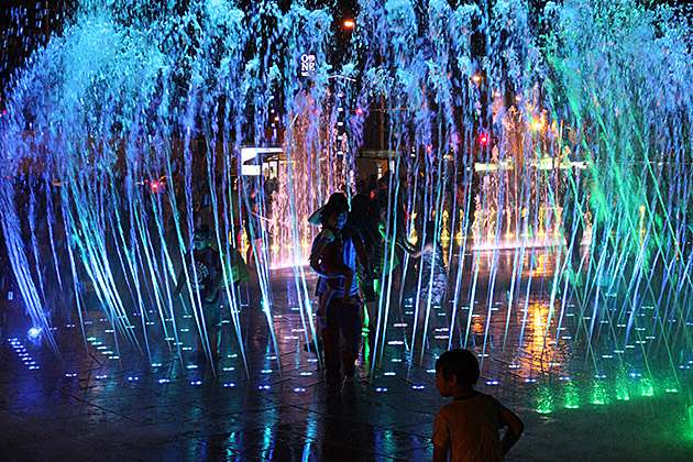 Springbrunnen Busan