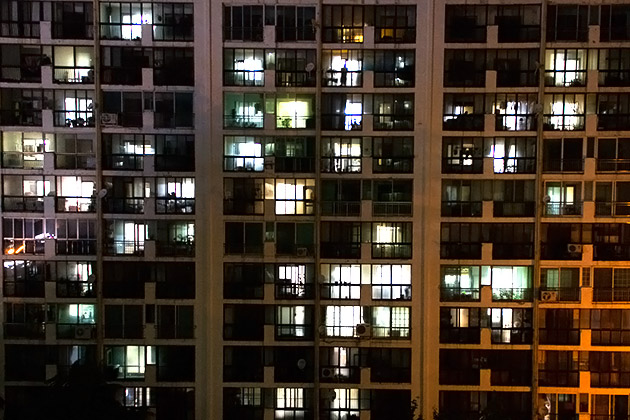 Night Apartment in Busan