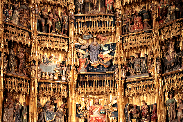 Gothic Altar Piece Oviedo