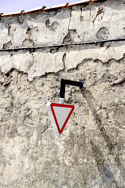 upside down sign