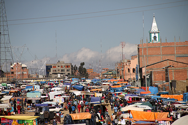 El Alto Market in La Paz