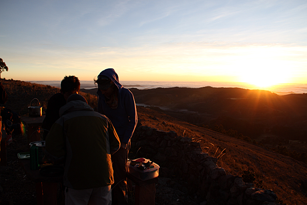 Sunrise Breakfast in Bolivia