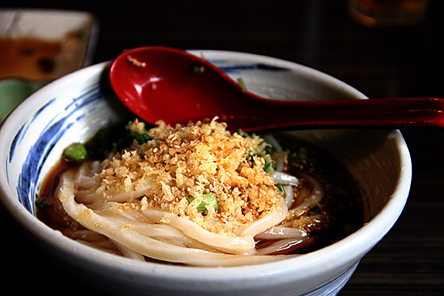 Japanese Udon soup in Busan