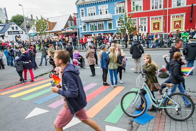 Gay Pride crosswalk