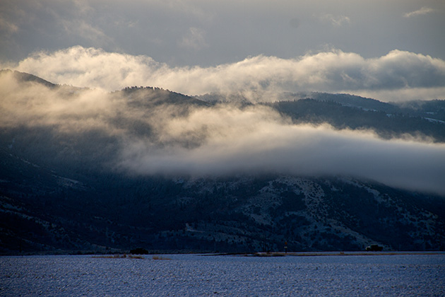 Cloudy Hills Of Idaho