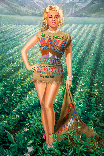 MarilynMonroe Potato Idaho