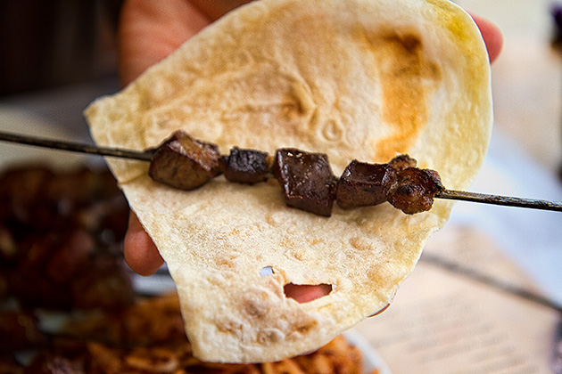 Ciğer Şiş - Liver Shish Kebab at Canim Ciğerim