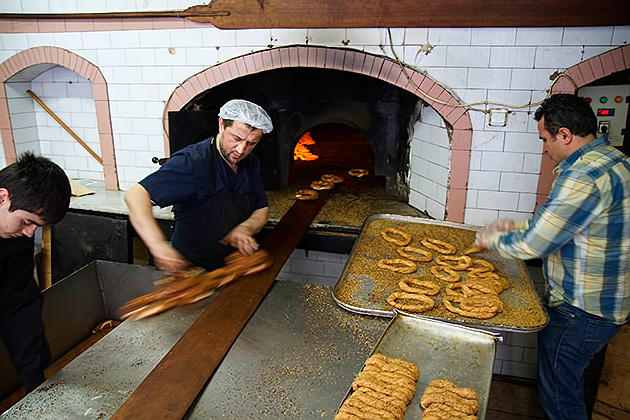 Simit bakers oven