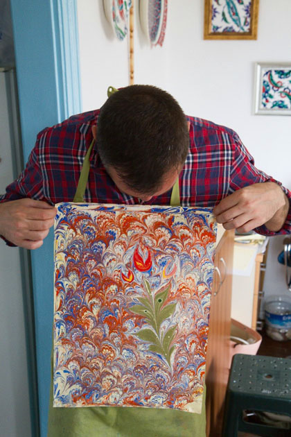 Ebru Turkish Marbling Istanbul