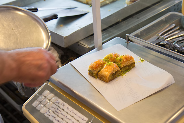 Weighing Baklava