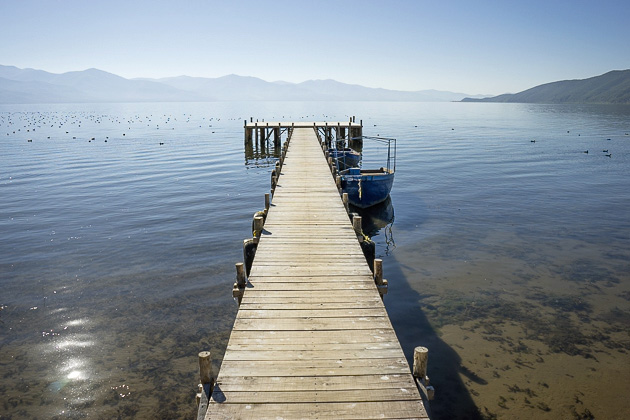 Lake Prespa pier