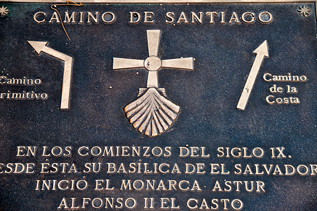 Camino de Santiago Sign