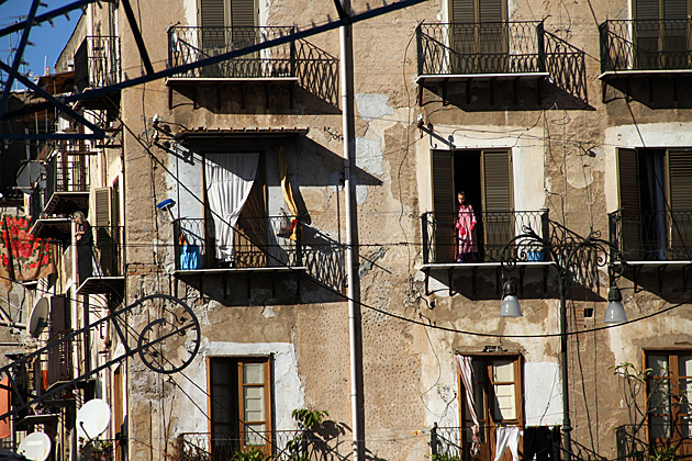 Albergheria neighborhood Palermo