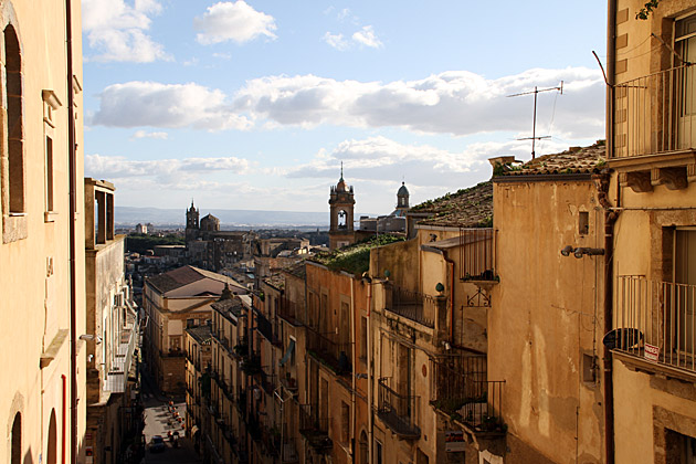 Caltagirone cityscape