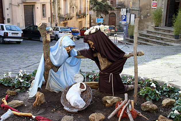 Caltagirone nativity scene