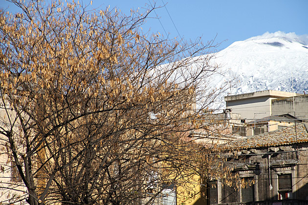Towns around Mt. Etna