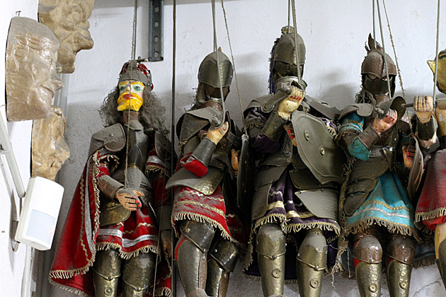 Knight puppets Sicily