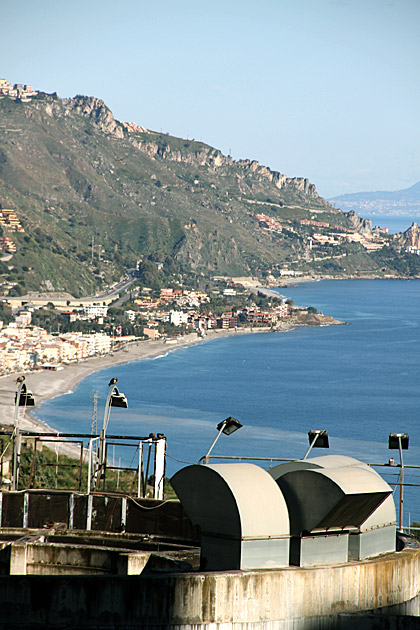 Taormina Coast line