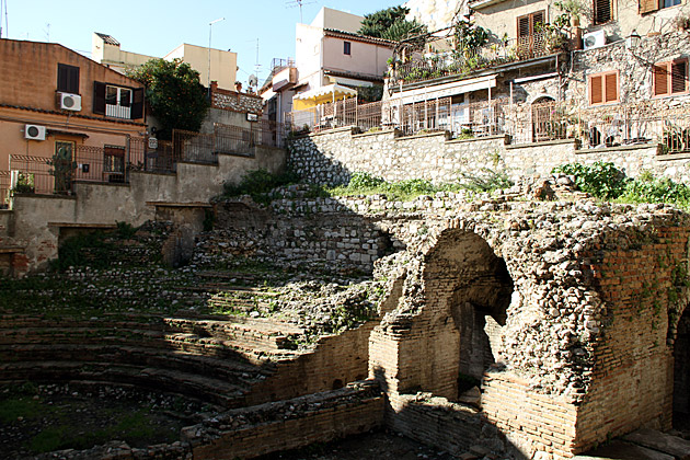 Taormina old ruins