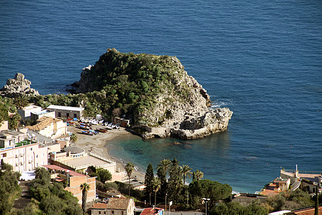 Taormina little beach