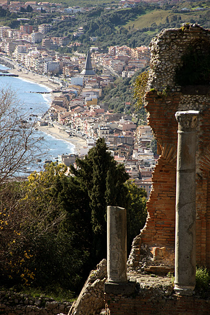 Taormina roman view