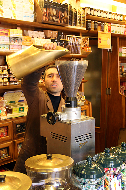 Grinding Coffee