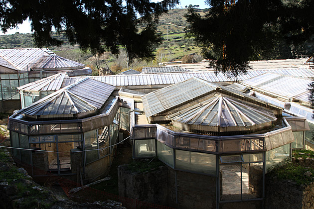 Villa Romana del Casale from the outside