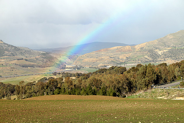 Rainbow in Sicily