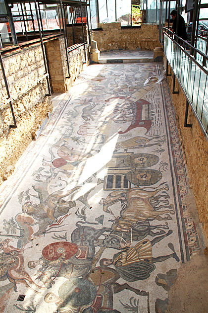 Villa Romana del Casale street of mosaics
