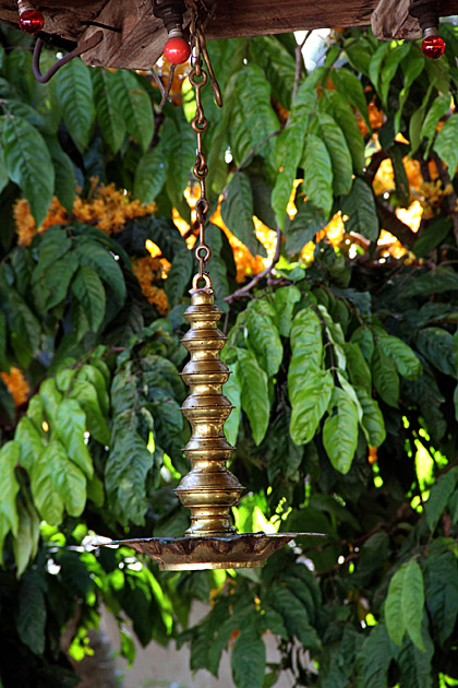 Vishnu Devale oil lamp