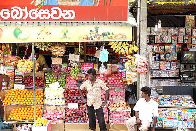 Fruit stand Colombo, Sri Lanka