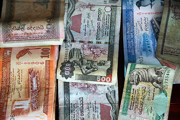 Sri lank bank notes