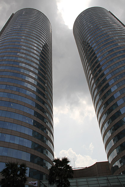 Twin towers Colombo Sri Lanka