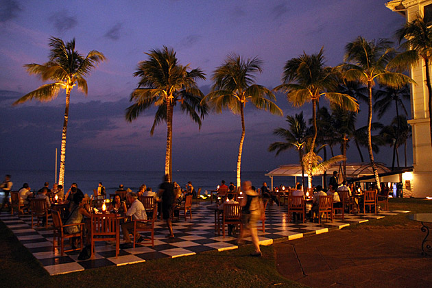 Galle face hotel terrace