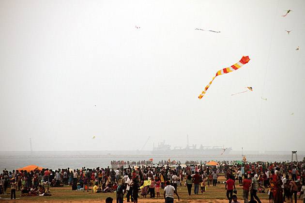 Galle Face Green kite flying