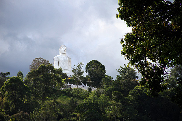 Buddha of Gnome Mountain Kandy in Sri Lanka