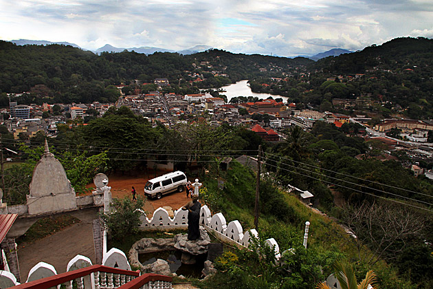 Overlooking Kandy in Sri Lanka