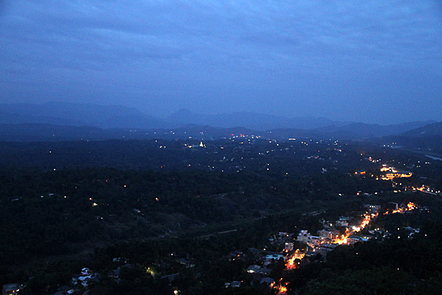 Kandy Sri Lanka at night