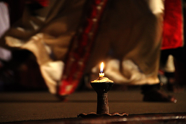 Kandyan Dance candle