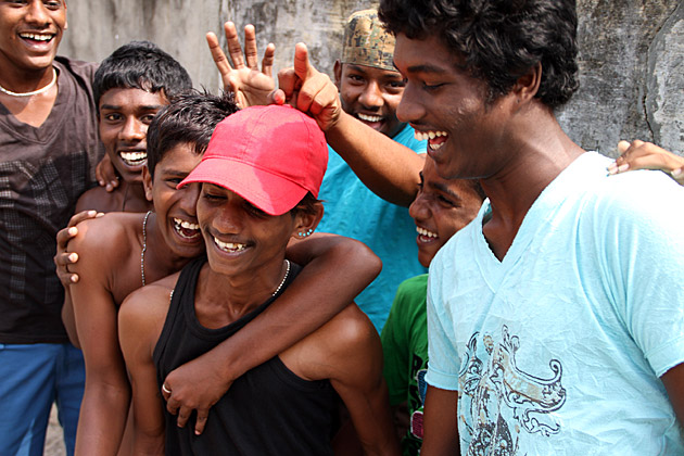 Young Sri Lankan men