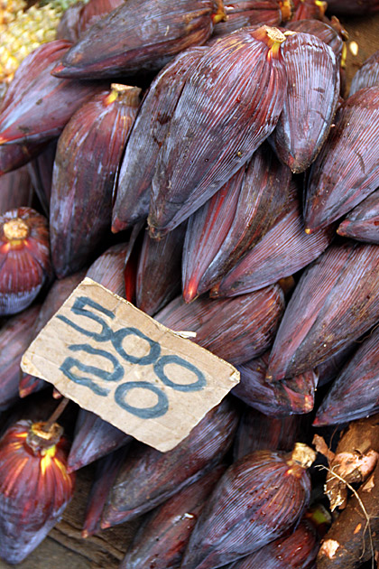 Pettah market banana flowers