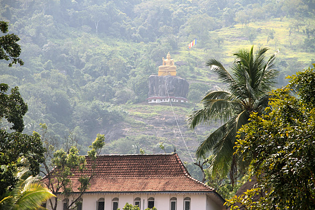 Hill side buddha Sri Lanka