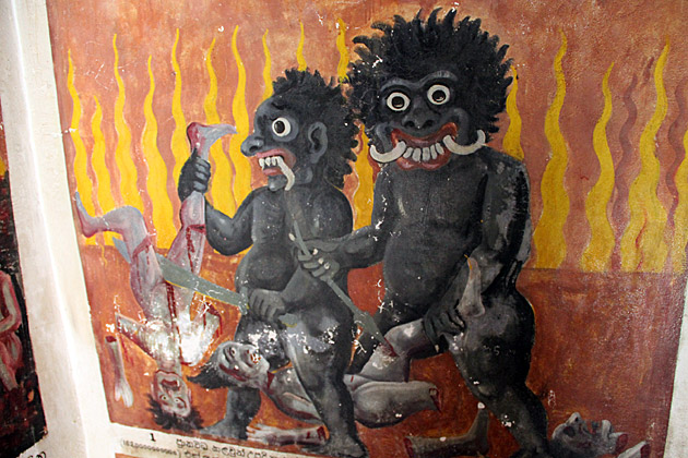Photos of Aluvihara monsters