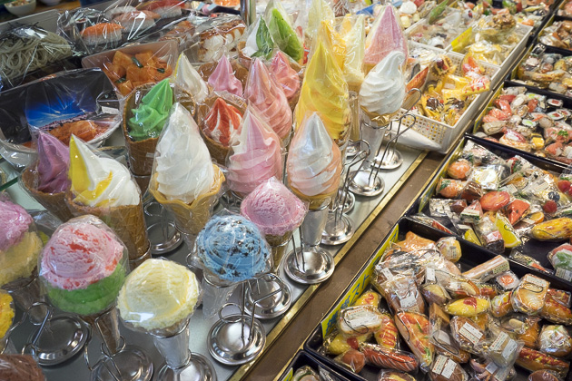 Fake plastic ice cream japan