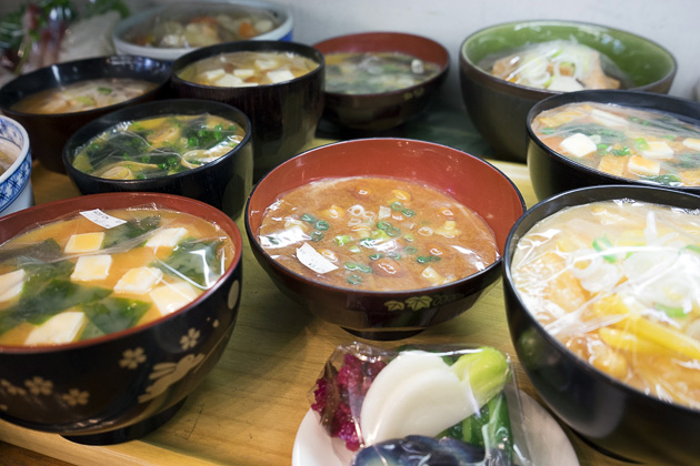 Plastic fake soups Kappabashi