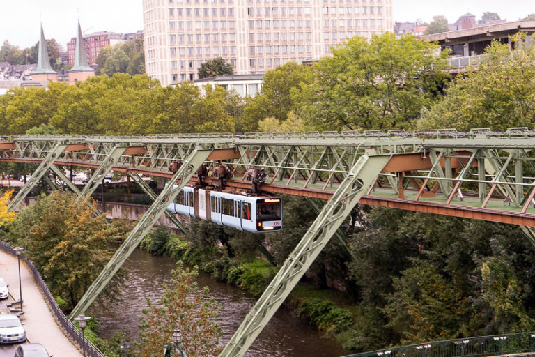 Read more about the article The Wuppertal Schwebebahn (Suspension Monorail) — Since 1901