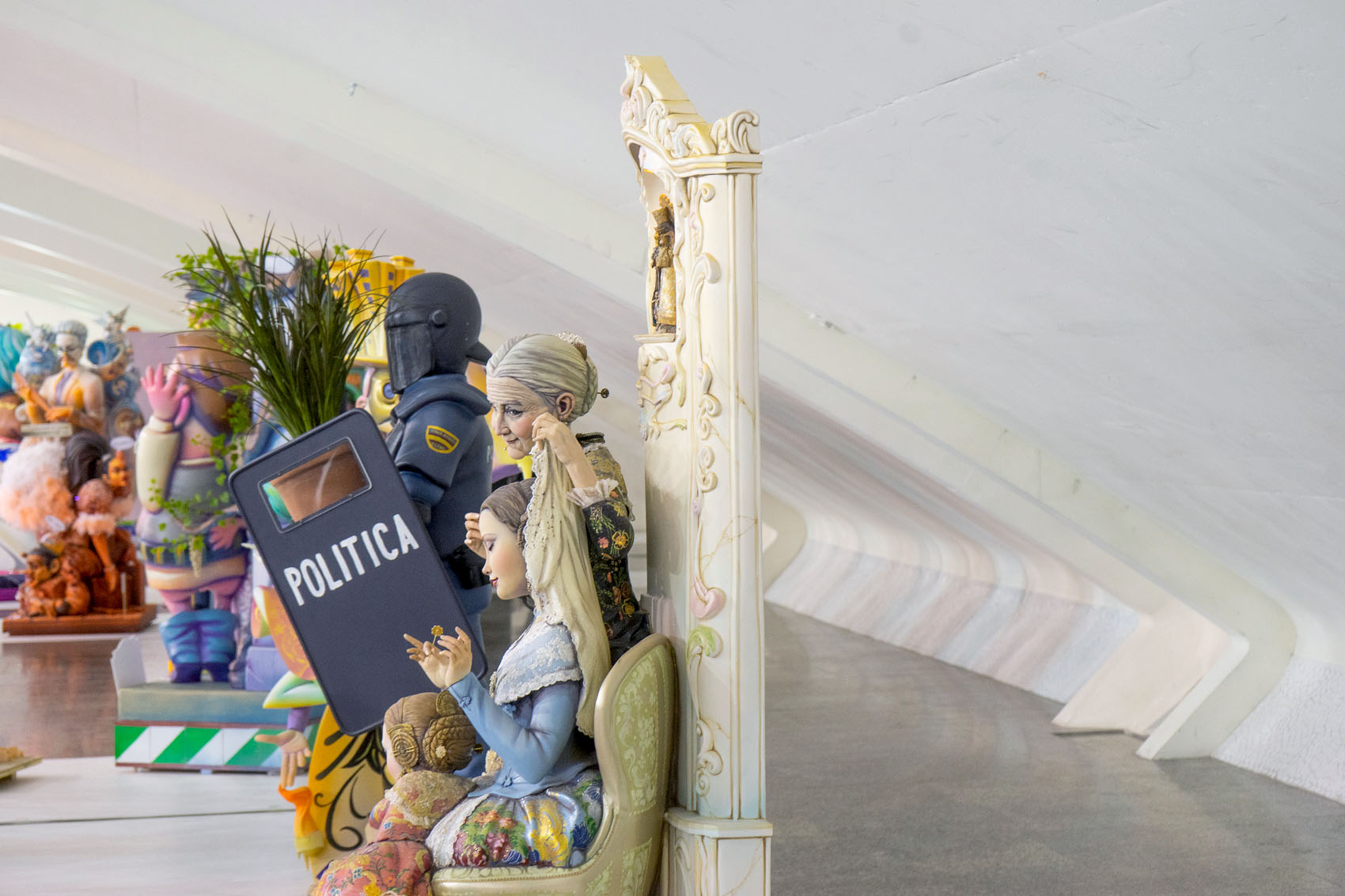 Ninot exhibition Fallas 2020