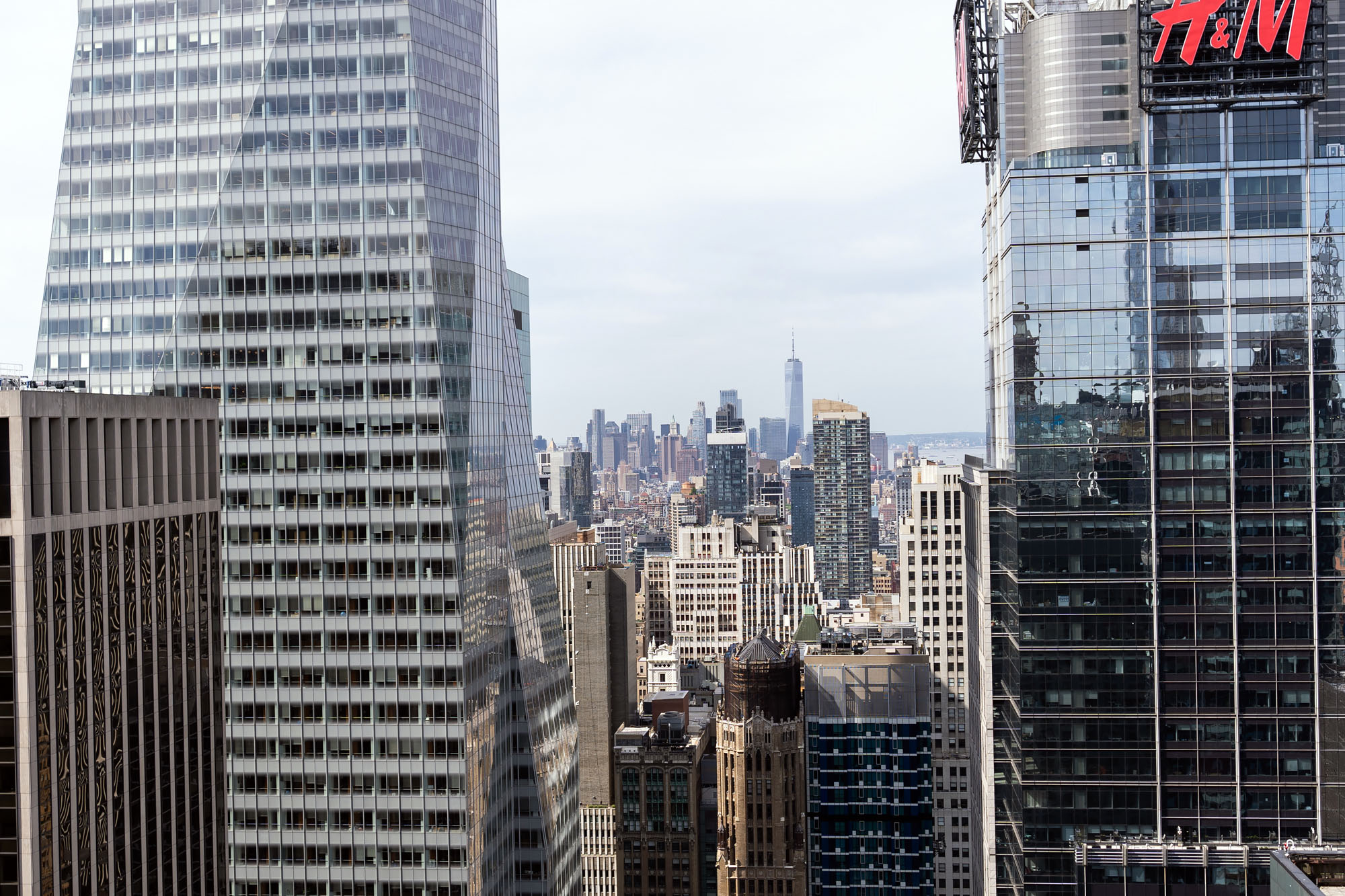 New York City View Between Skysrappers