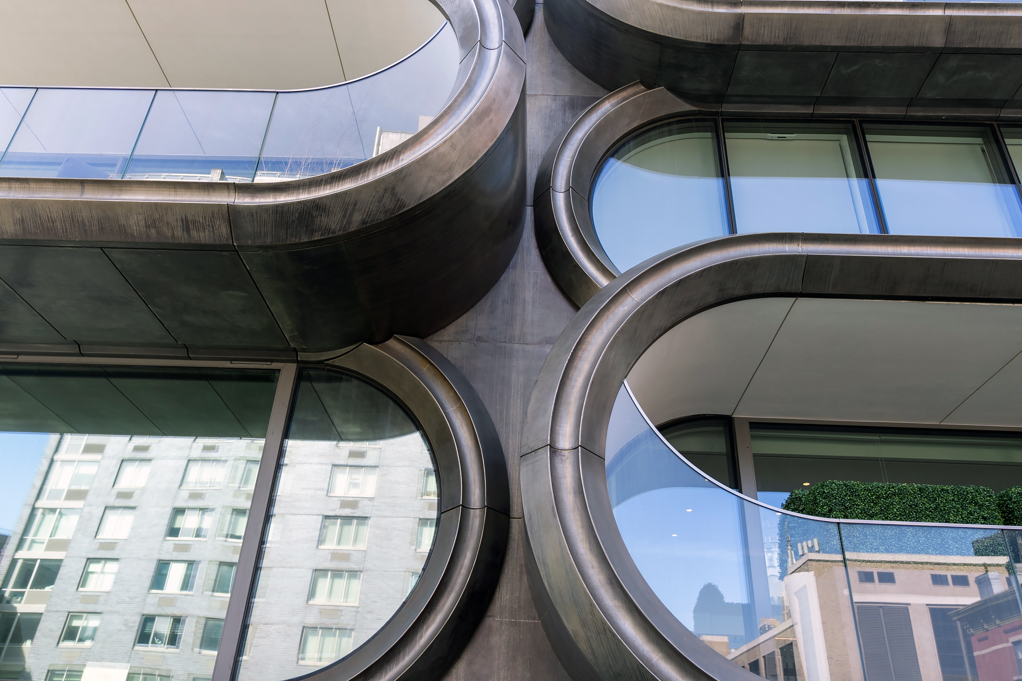 Oval Windows Modern Architecture