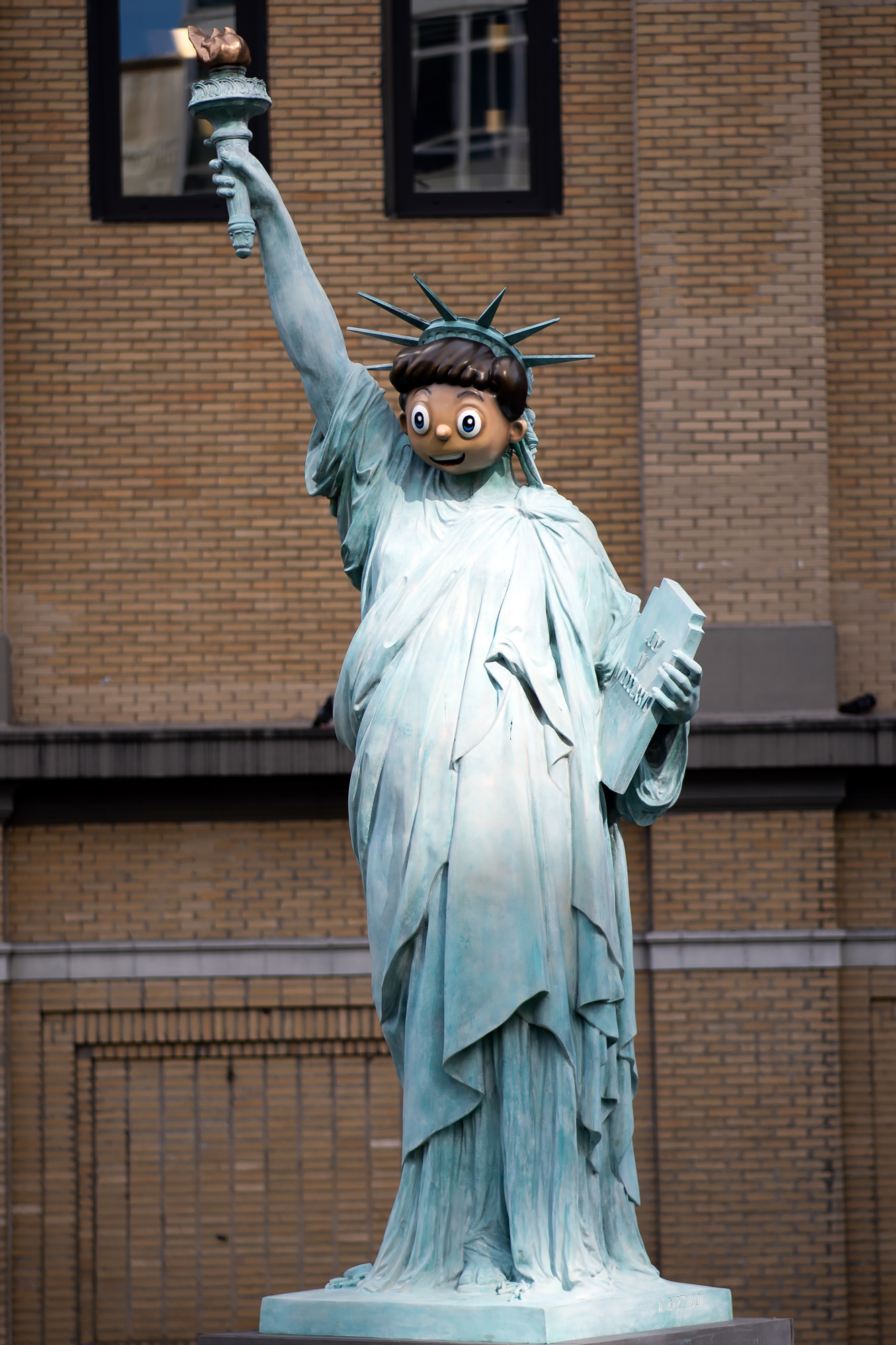 Male Statue of Liberty
